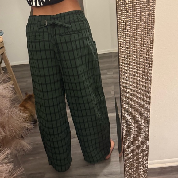 urban outfitters green plaid pants NWT - Picture 4 of 4